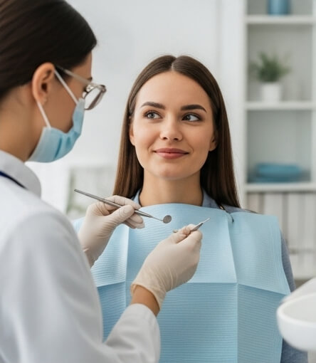 Women getting tooth pain treatment - Emergency dentist Epping